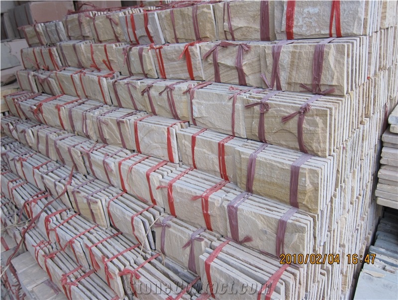 Golden White Quartzite Slabs & Tiles, China Beige Quartzite
