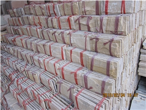 Golden White Quartzite Slabs & Tiles, China Beige Quartzite