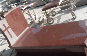 India Royal Red Granite Monument & Tombstone