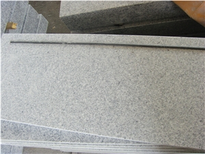 New Crystal Grey Granite Polished Steps & Risers, China Light Padang Grey New G603 Granite Stairs & Steps