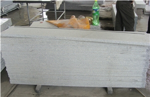 New Crystal Grey Granite Polished Steps & Risers, China Light Padang Grey New G603 Granite Stairs & Steps