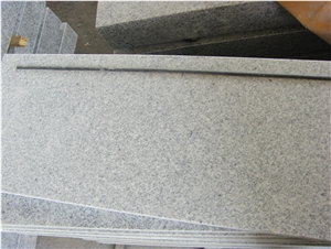 New G603 Granite Polished Steps & Risers, China Light Grey Granite Stairs & Steps