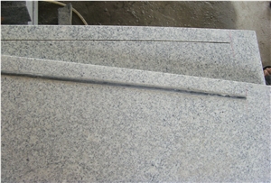 New G603 Granite Polished Steps & Risers, China Light Grey Granite Stairs & Steps