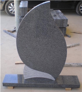 Padang Dark G654 Granite Headstones, China Dark Grey Granite Tombstone & Monument