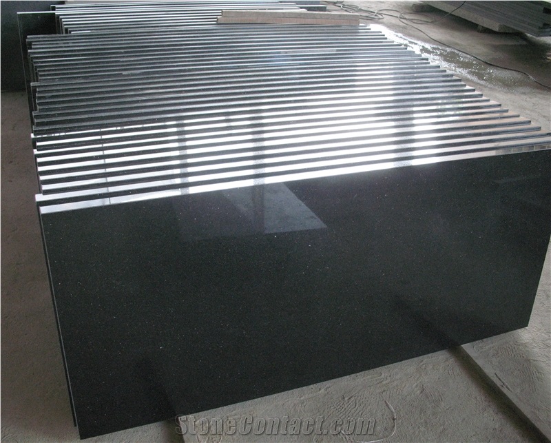 Shanxi Black Granite Kitchen Countertops/Worktop, China Black Granite