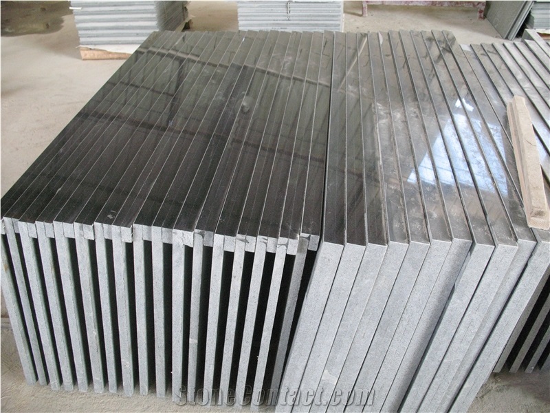 Shanxi Black Granite Kitchen Countertops/Worktop, China Black Granite
