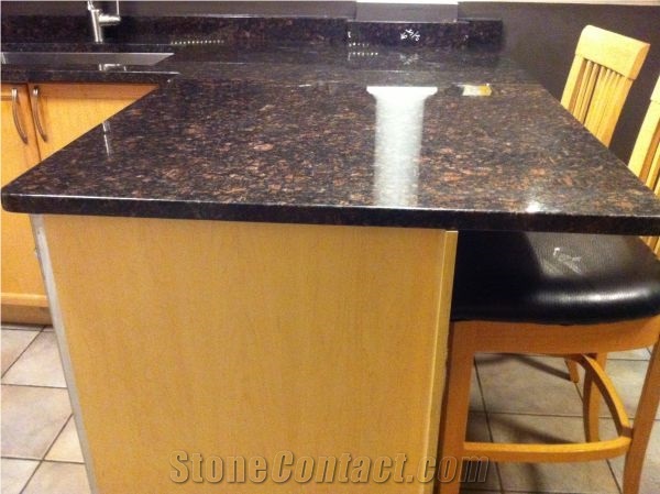 Tan Brown Granite Kitchen Countertops/Worktop, India Brown Granite Kitchentops