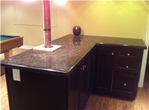 Tan Brown Granite Kitchen Countertops/Worktop, India Brown Granite Kitchentops
