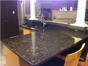 Tan Brown Granite Kitchen Countertops/Worktop, India Brown Granite Kitchentops