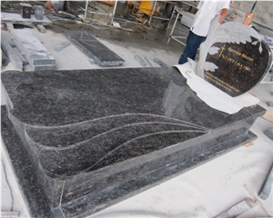 Tan Brown Granite Tombstone & Monument, India Brown Granite Gravestone