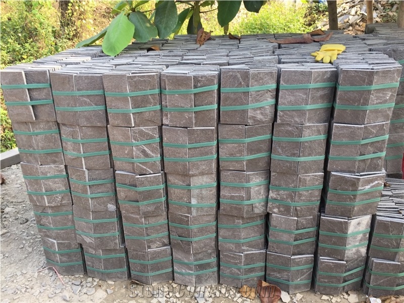 Uneven Slate Flagstone, Grey Slate Flagstone Road Paving, Patio