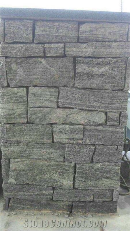 China G302 Landscaping Veins Granite Castle Stone,Shanshui Veins Granite Cultured Stone,Stacked Stone,Ledge Stone Wall Panel,Wall Cladding Stone
