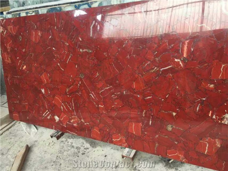 Red Stone Mosaic Slab,Wall Decoration Slab