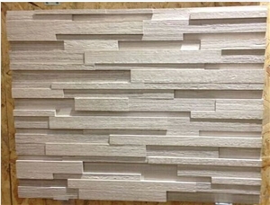 Marble Culture Stones(Tumbled Flat Oak White Marble) Marble Culture Stones(Tumbled Flat Oak White Marble)