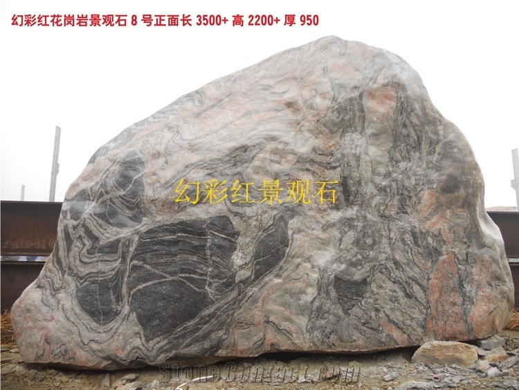 Landscaping Stone, Multicolor Red Granite Gates & Fence