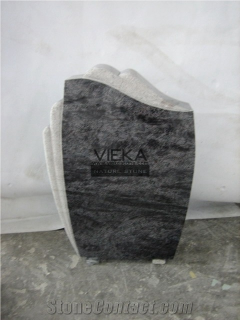 Olive Green Granite Tombstone & Monument,Memorials, German Style Vert Olive,Verde Olive,Verde Maritaca-Oliva,Namaqualand Green Polished Headstone