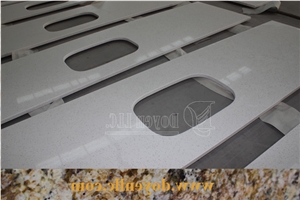 Quartz Countertops, White Solid Surface Bathroom Vanity Tops