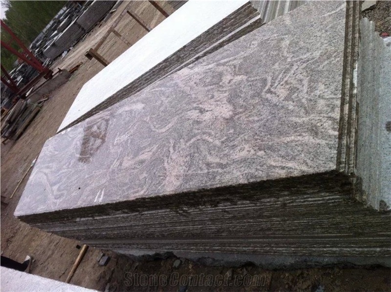 China Desert Gold Hebei Juparana Granite Slabs