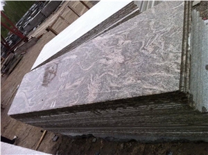 China Desert Gold Hebei Juparana Granite Slabs