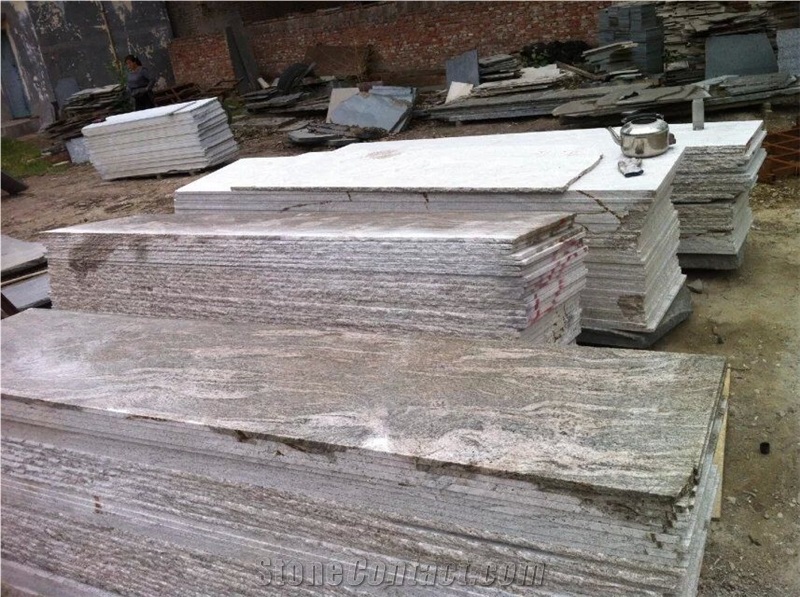 China Desert Gold Hebei Juparana Granite Slabs