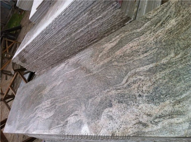China Desert Gold Hebei Juparana Granite Slabs