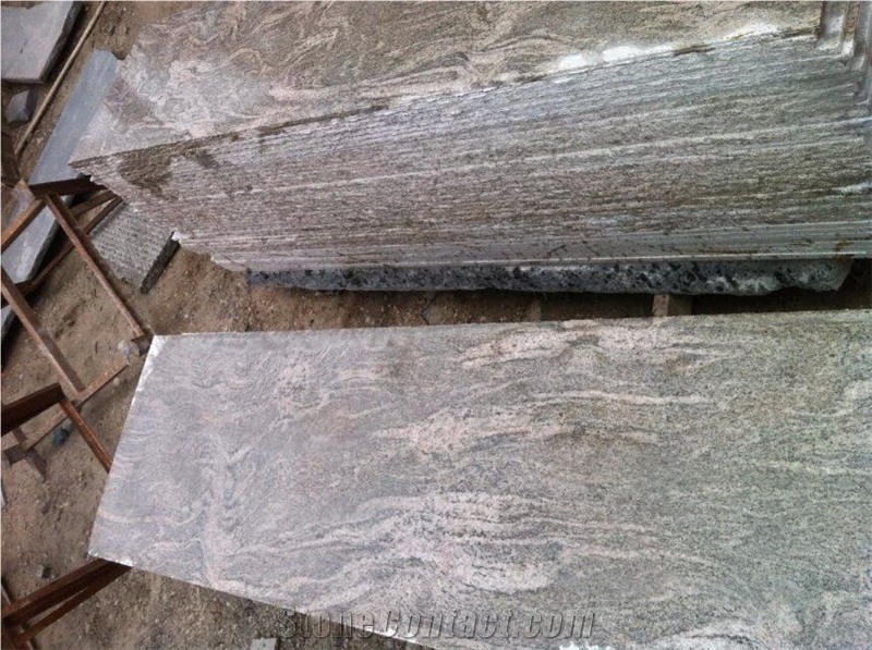 China Desert Gold Hebei Juparana Granite Slabs