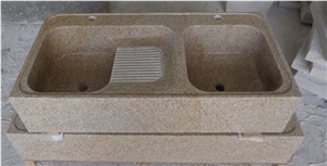 China G350 Yellow Granite Polished Washing Basin