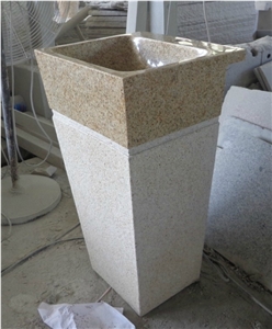 China G350 Yellow Granite Polished Washing Basin