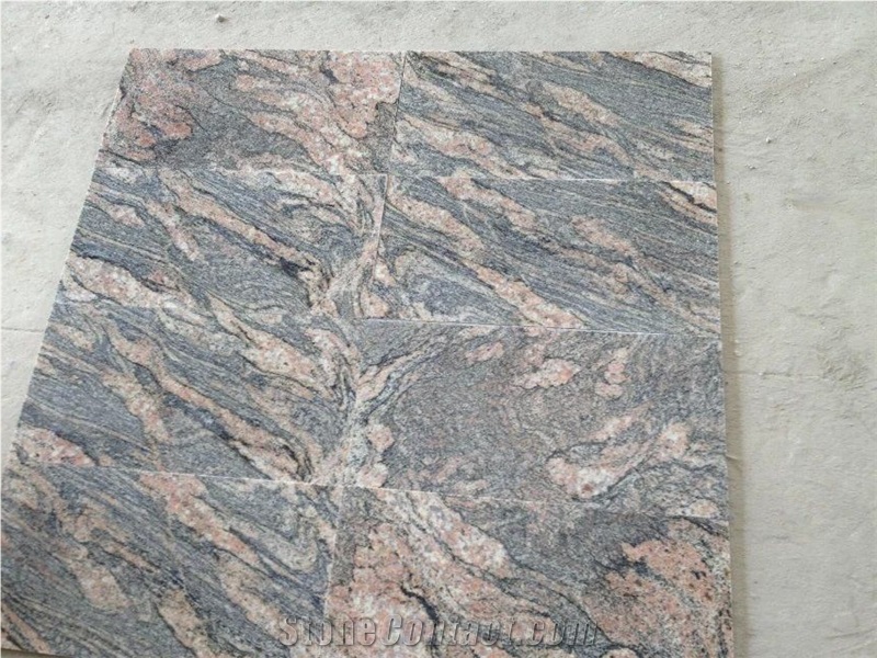 China Hebei Juparana Granite Slabs Tiles