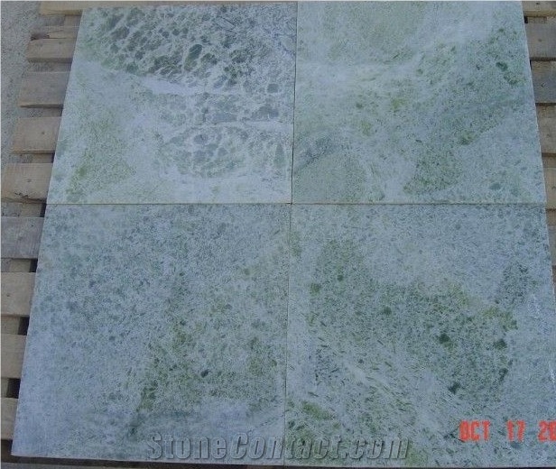 China Laiyang Green Marble Slabs & Tiles