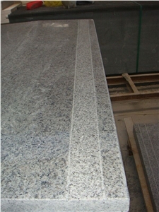 G603 Cheap Grey Granite Grooved Steps Stairs