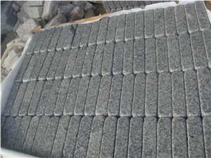 G603 Grey Granite Tumbled Antique Cobble Stone