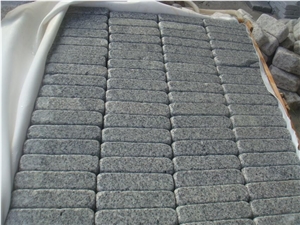 G603 Grey Granite Tumbled Antique Cobble Stone