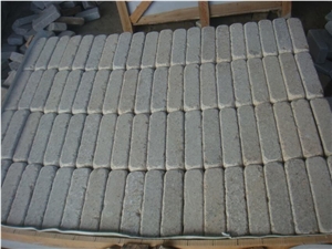 G603 Grey Granite Tumbled Antique Cobble Stone