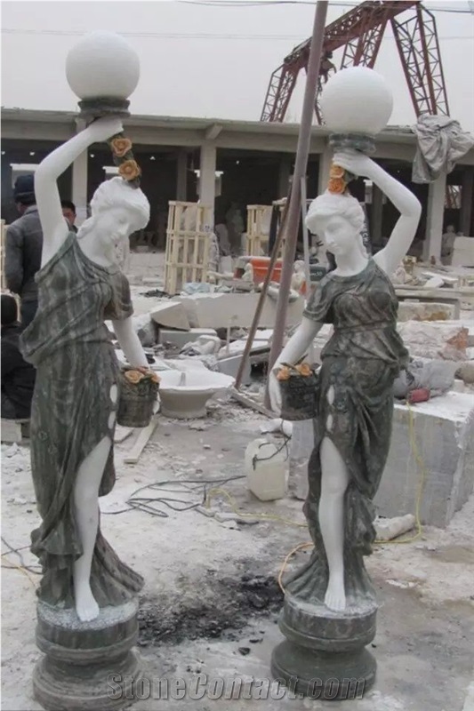 Marble Carving Streetlight
