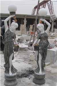 Marble Carving Streetlight