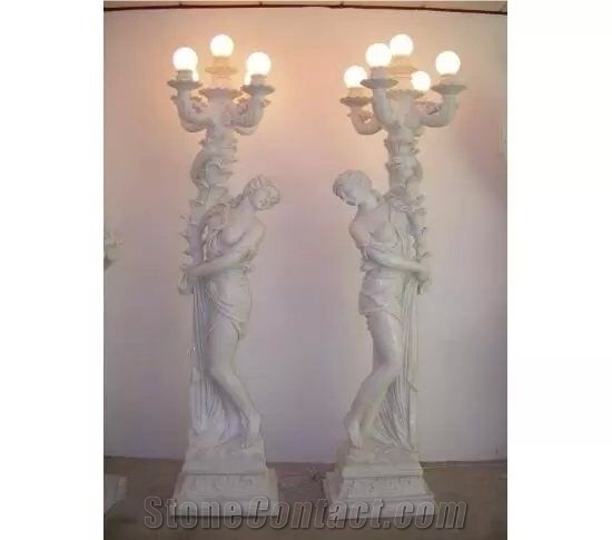 Marble Carving Streetlight