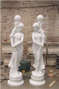 Marble Carving Streetlight