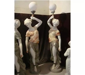 Marble Carving Streetlight