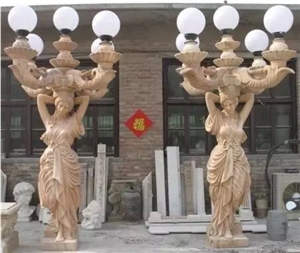 Marble Carving Streetlight