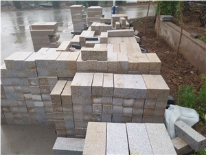 Shandong G350 Wenshang Rusty Granite Cube Stone