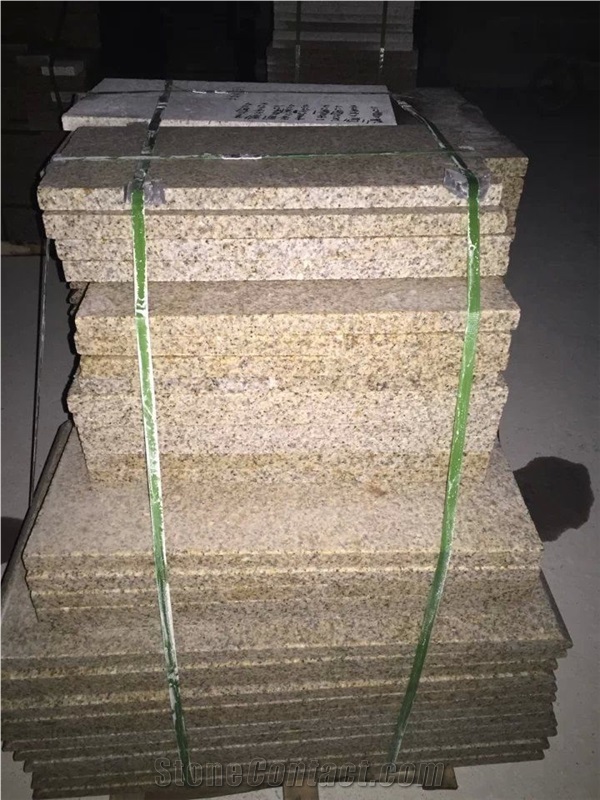 Shandong G350 Wenshang Rusty Granite Cube Stone