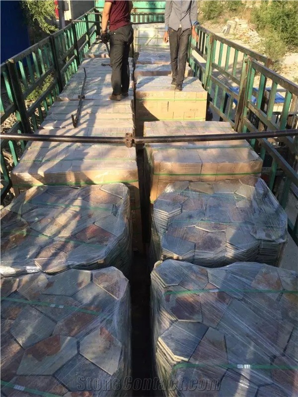 Slate Flagstone Net Pasting Mesh Flooring Paving