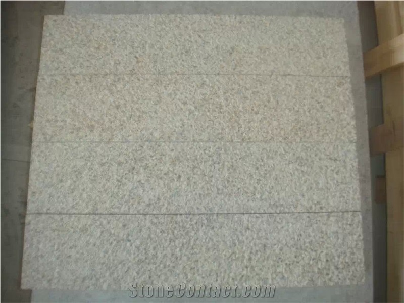 Yellow Granite G350 Bushhammered Curbstone
