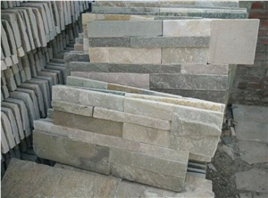 Yellow Slate Culture Stone Stacked Stone Veneer