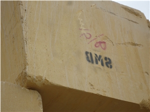 Yellow Raw Sandstone Blocks at Very Reasonable Rates - Smb Marble, Pakistan Yellow Sandstone