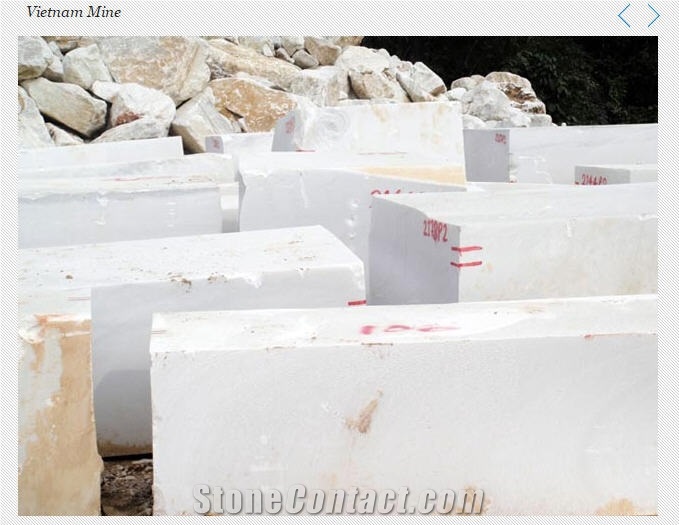 Flawless White Marble Blocks