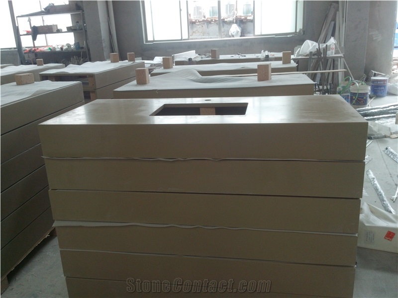 Engineered Stone Quartz Stone Vanity Top