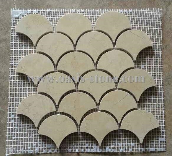 China White Sandstone Mosaic
