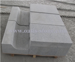 G603 Light Grey Granite Kerb Stone